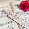Дерев’яна закладка для книги з нотами – «Melody of Inspiration»
