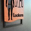 Дерев'яні таблички Lockers для чоловіків і жінок — комплект для роздягальні