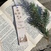 Новорічні дерев’яні закладки для книг – набір з трьох гравірованих закладок із зимовими візерунками