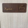 Табличка "Кухня" для дому, котеджу, Airbnb та кафе