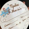 Іменна метрика для хлопчика з літачком — пам’ятна табличка про народження