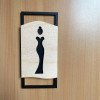 Комплект дерев'яних табличок на WC Чоловіки/Жінки - Natural Wood